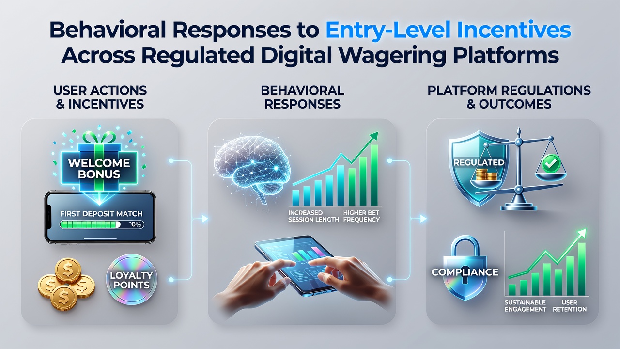 Visual representation of user interactions with welcome bonuses on regulated wagering platforms