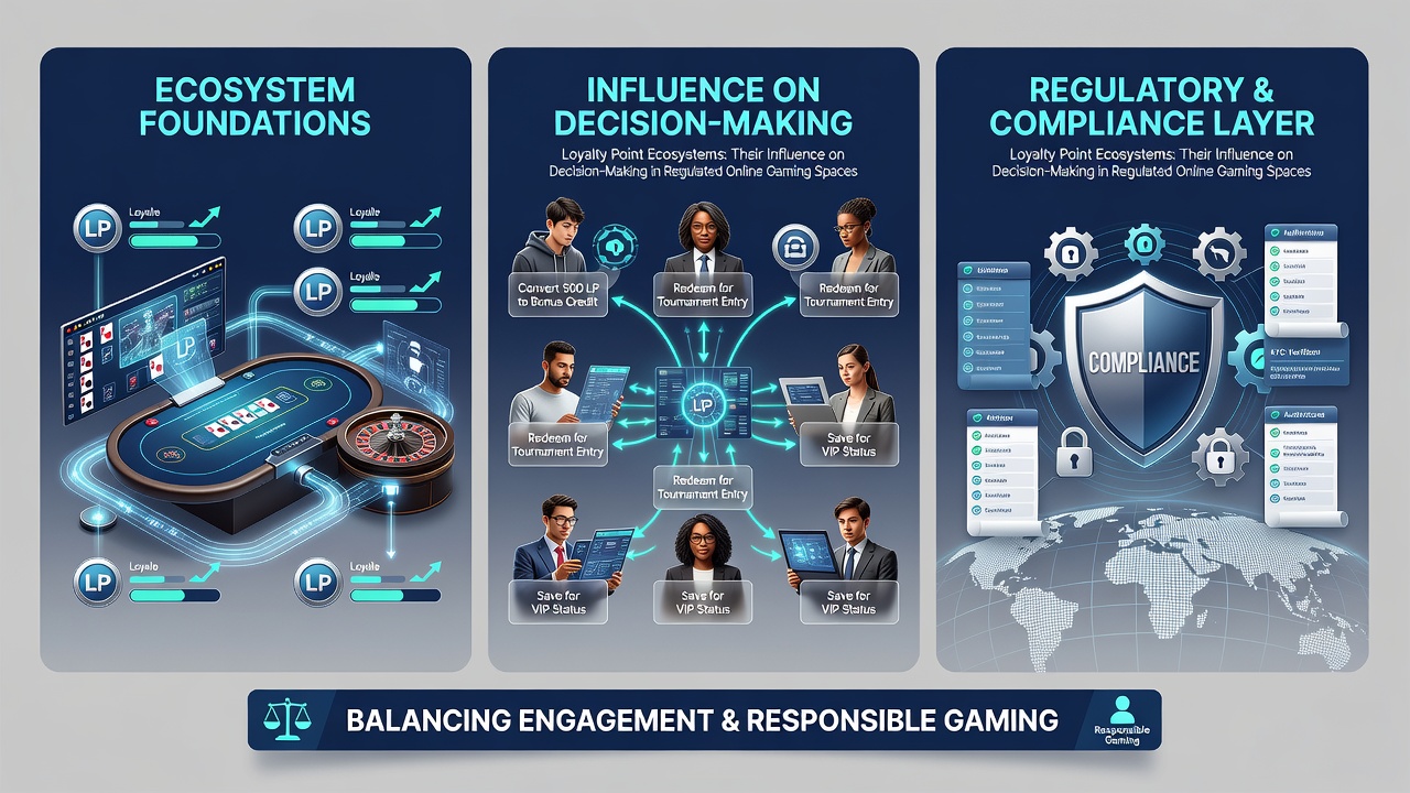 Infographic style chart displaying how loyalty tiers correlate with average session duration and game category preferences across regulated markets
