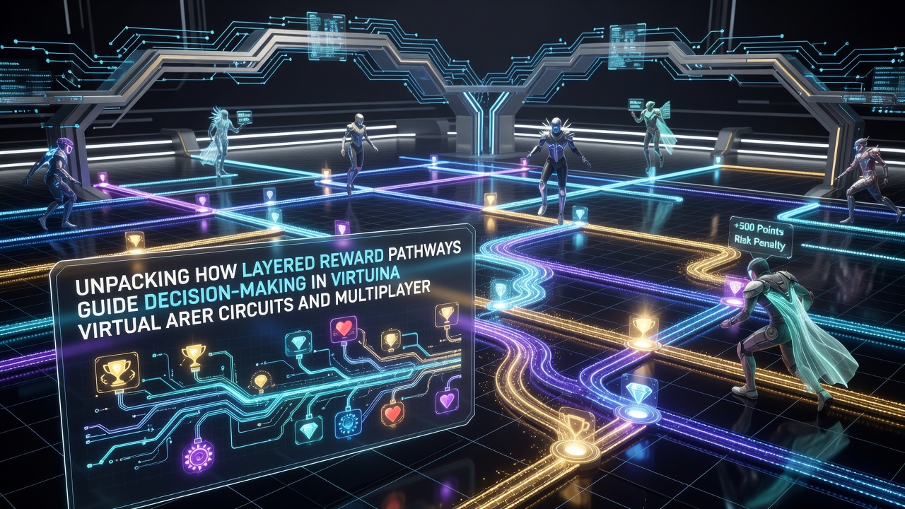 Illustration of decision flow in multiplayer table games influenced by multiple reward tiers