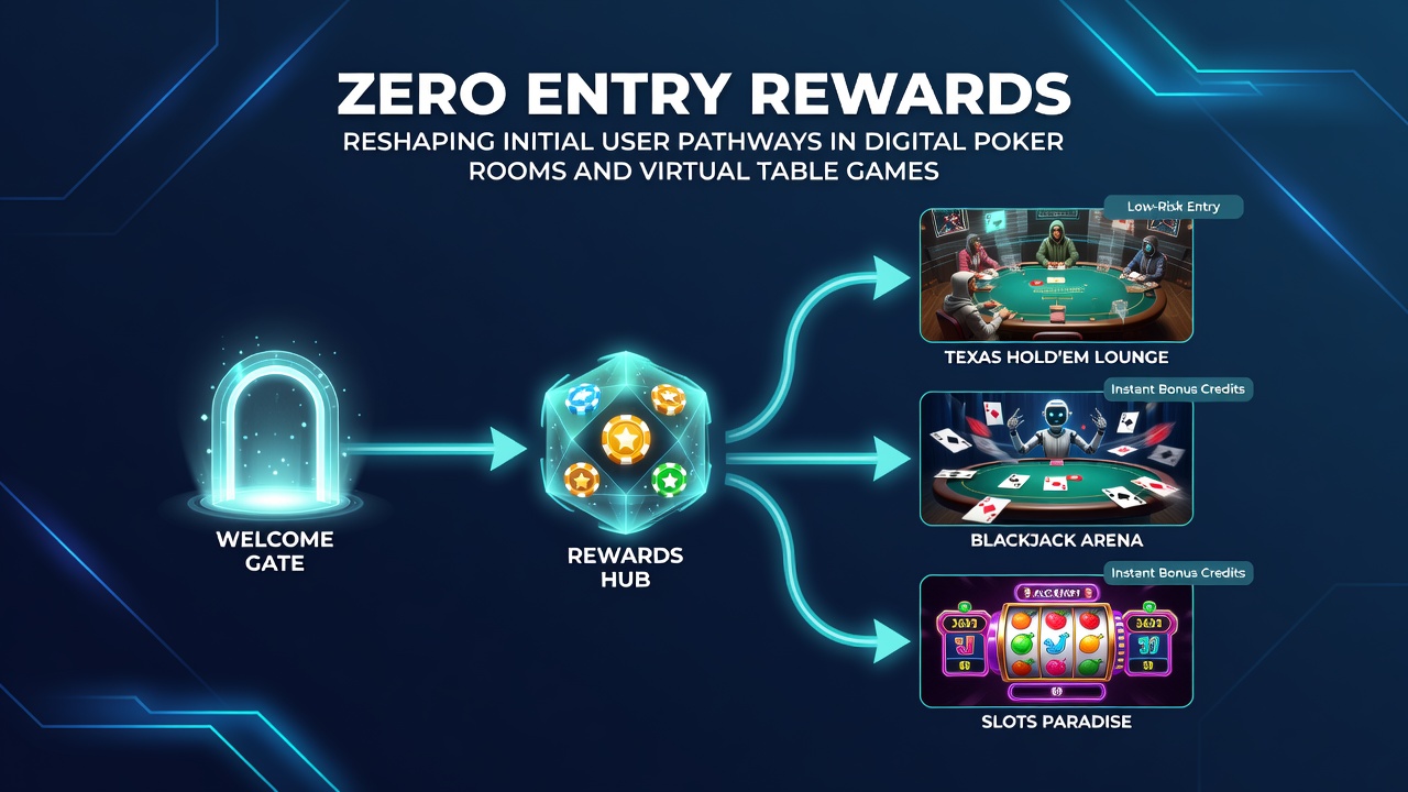 Virtual table game screen displaying reward progression and pathway options for players
